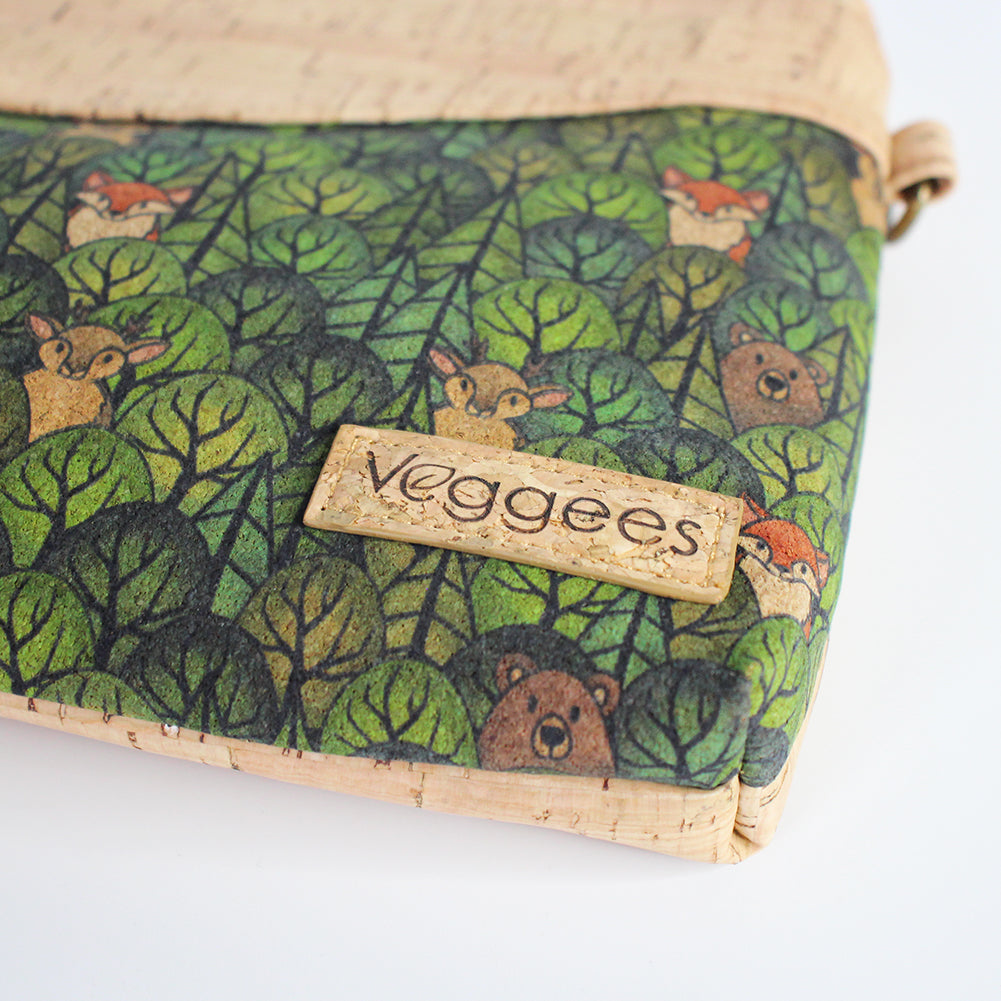 Vegane Handtasche "Wildlife" für Bummler:innen aus Kork federleicht und weich